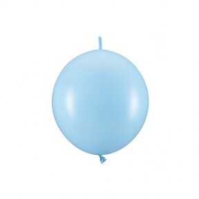 Balionas Link Partydeco, 28 cm, žydros splalvos