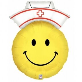 Balionas "Linksmoji medicinos darbuotuoja", 56cm