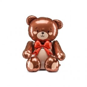 Balionas Meškinas, Teddy bear, pučiamas tik oru, 59cm x 88cm
