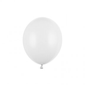 Balionas Strong Partydeco, pastelinė balta (pastel pure white) spalva