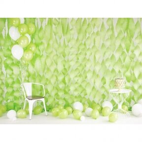 Balionas Strong Partydeco, pastelinė laimo žalia (pastel lime green) spalva, 30 cm