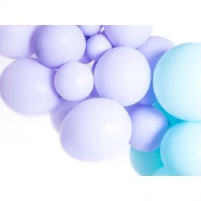 Balionas Strong Partydeco, pastelinė levandų (pastel lavender blue) spalva, 30 cm