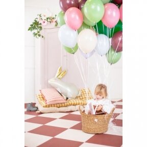 Balionas Strong Partydeco, pastelinė slyvų spalva (pastel prune), 30 cm