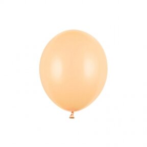 Balionas Strong Partydeco, pastelinė šviesaus persiko spalva (pastel light peach), 30 cm