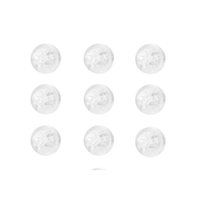 LED įdedamas į balioną, balta šviesa, 10 vnt/pak.